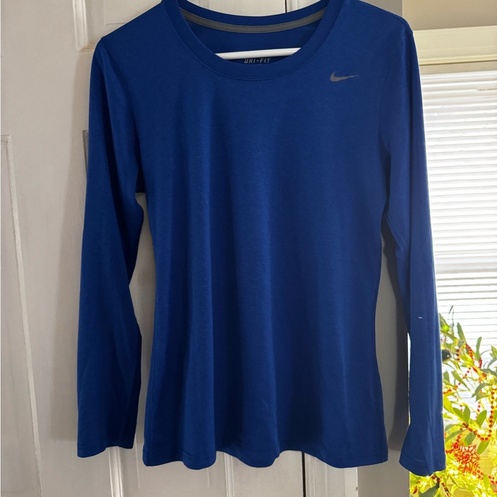 Nike Women's Royal Blue Long Sleeve Tee